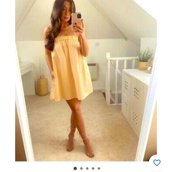 Zara Dresses & Skirts - ZARA WOMAN NEW SS21 TANGERINE ORANGE LINEN BLEND DRESS SIZE medium